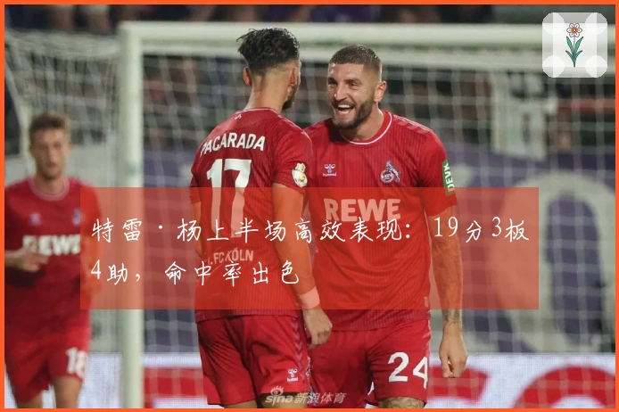 特雷·杨上半场高效表现：19分3板4助，命中率出色